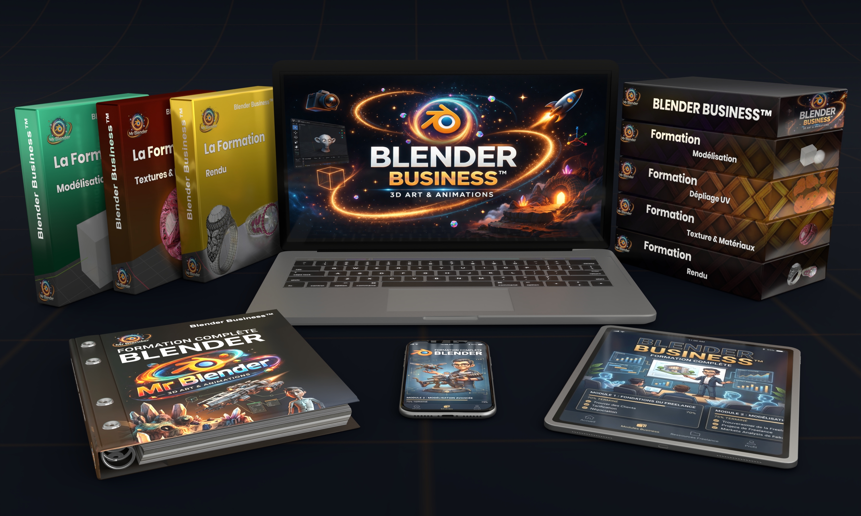 Aperçu de la formation Blender 3D